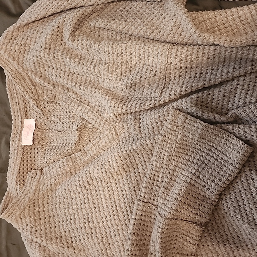 Pink Lily Waffle Knit Top - Picture 4 of 4